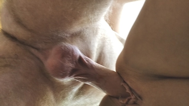 Старушка с леопардовом белье подставляет вагину под фаллос мужа перед вебкамерой