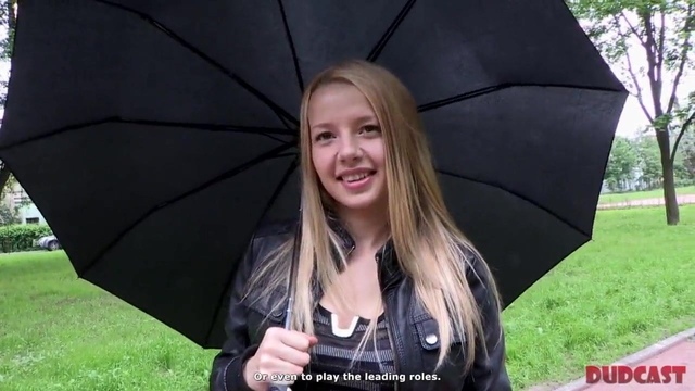 Пикапер привел красотку в розовых штанах на частный кастинг и вдул ей