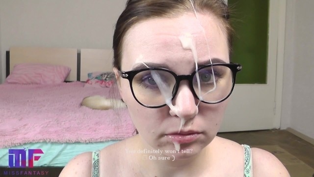 Смачные подборки от грудастой мамки со спермой на лице