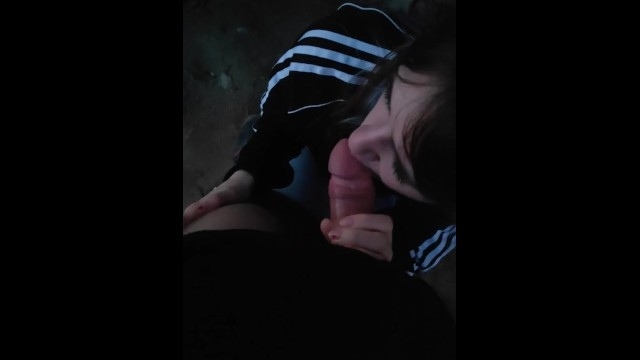 Беспалевно отсосала за забором