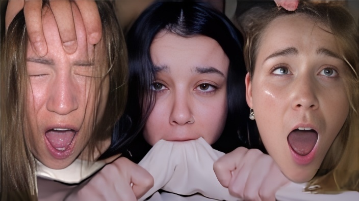 18летних давалок долбят в пилотки до оргазмов и семяизвержений в нарезке видео