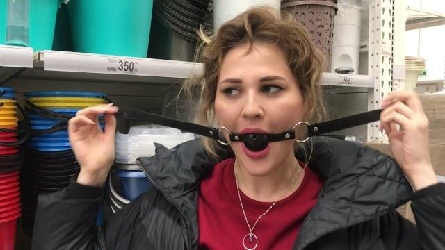 Кляп в рот! Идите за покупками! Много слюны! ТРЕЙЛЕР