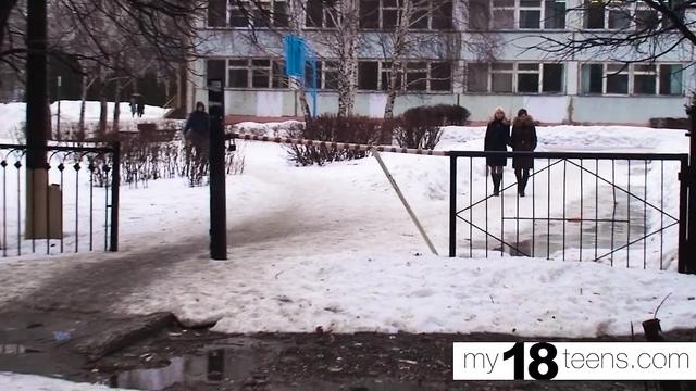 MY18TEENS - 18yo Teens Blowjob and Cowgirl on Cock guys Cock