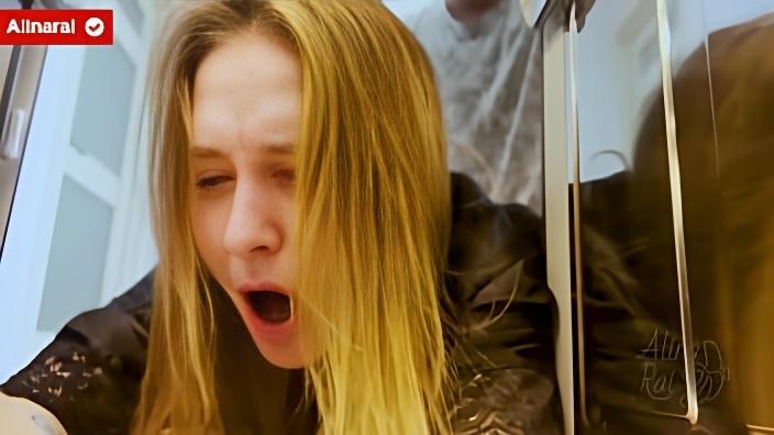 Что делаешь? Прекрати! Развратник отодрал в пилотку замужнюю соседку, застрявшую в посудомоечной машине