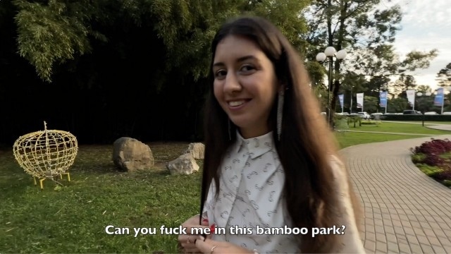 Quick sex in a public park after college