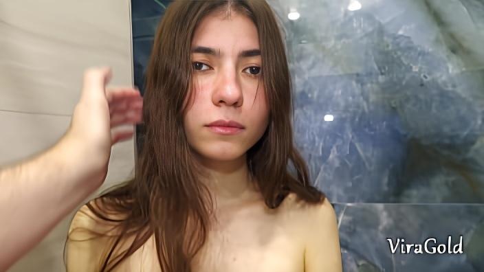 Very Small 18yo Luna Lynx with Body Weight of Only 35 kg Anal Fucking with StepDad VG168