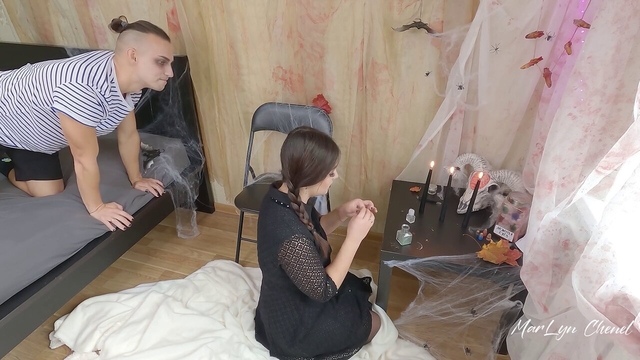 Halloween Cosplay - The Addams Family, Weekdays of Wednesday & Pugsley - MarLyn Chenel