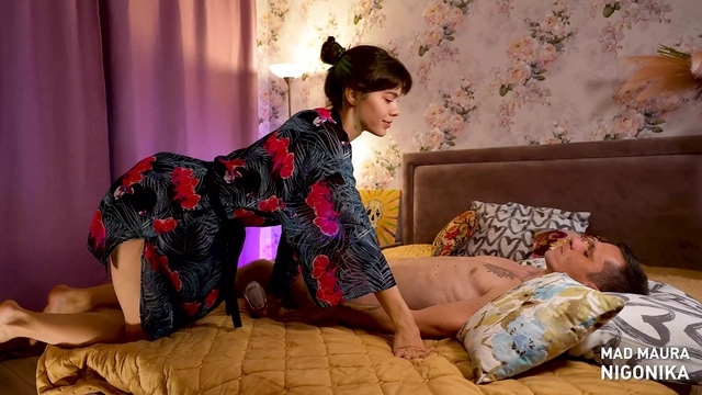 Body Massage: Hard Cock Slipped Into Hairy Pussy During Erotic Massage - Nigonika 2024