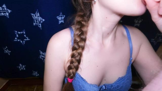 Give me cum on my tiny tits!