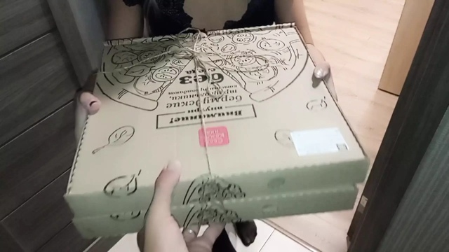 Seduced the pizza delivery man