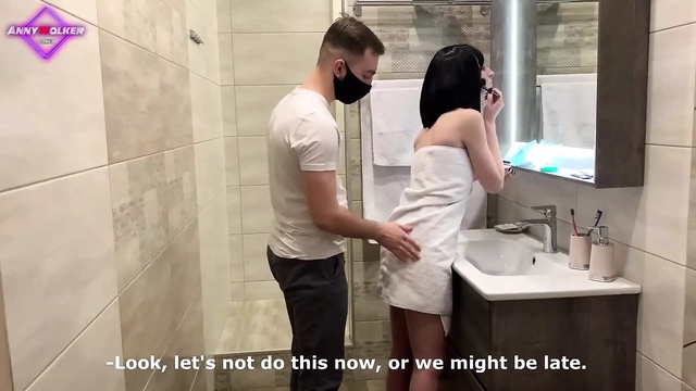 Fucked a Friend's Fiancee in the Bathroom and She Was Late for the Ceremony - Anny Walker
