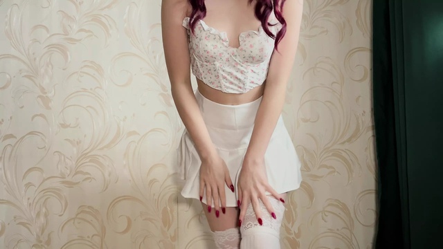 Naughty girl stripping for you