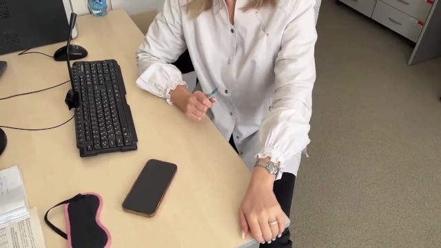 Real sex with a sexy doctor. Fake doctor