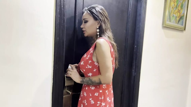 Driver Brought Monika Fox to Orgasm & She Fucked All Her Holes with a Big Dildo, Did a Fisting & Prolapse