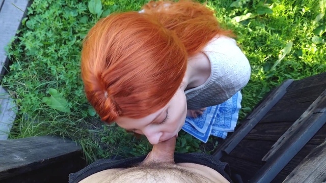 Incredibly beautiful girl sucks her stepbrother's big dick and takes cum on her face