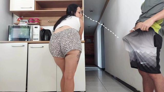 risky sex, while my husband was in the shower I had sex with his friend, we almost got caught