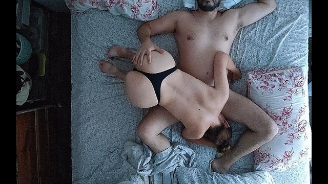 Perfect Handjob From Beautiful Wife with Big Ass