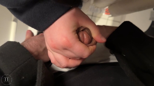 Risky jerking off in well-known furniture store - were we caught?