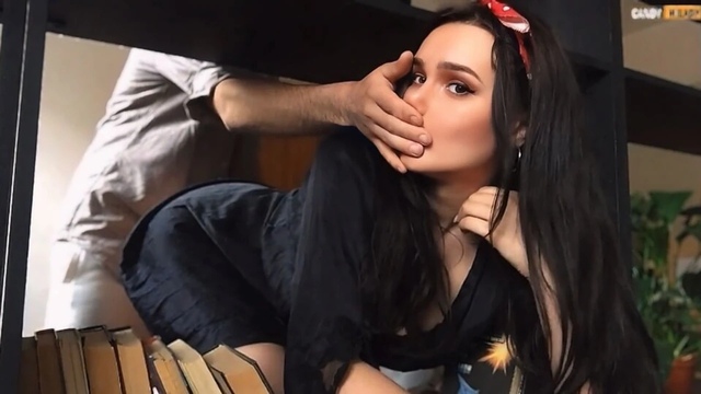 Stepmom stuck in a shelf - She doesn't wear panties specially - Candy Milady